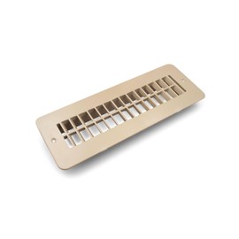 B&B Molders, 94258 Floor Register 2x10 No Damper – Tan, Impact-Resistant Plastic Vent, Heavy-Duty 200 lb Capacity, OEM Replacement – Made in USA
