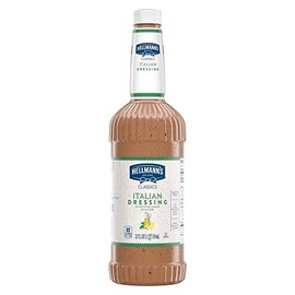 Hellmann's Classics Salad Dressing Salad Bar Bottles Italian 32 oz, Pack of 6