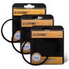 Zomei 72mm 3pcs +4+6+8 Points Star Filter Lens Filter Kit