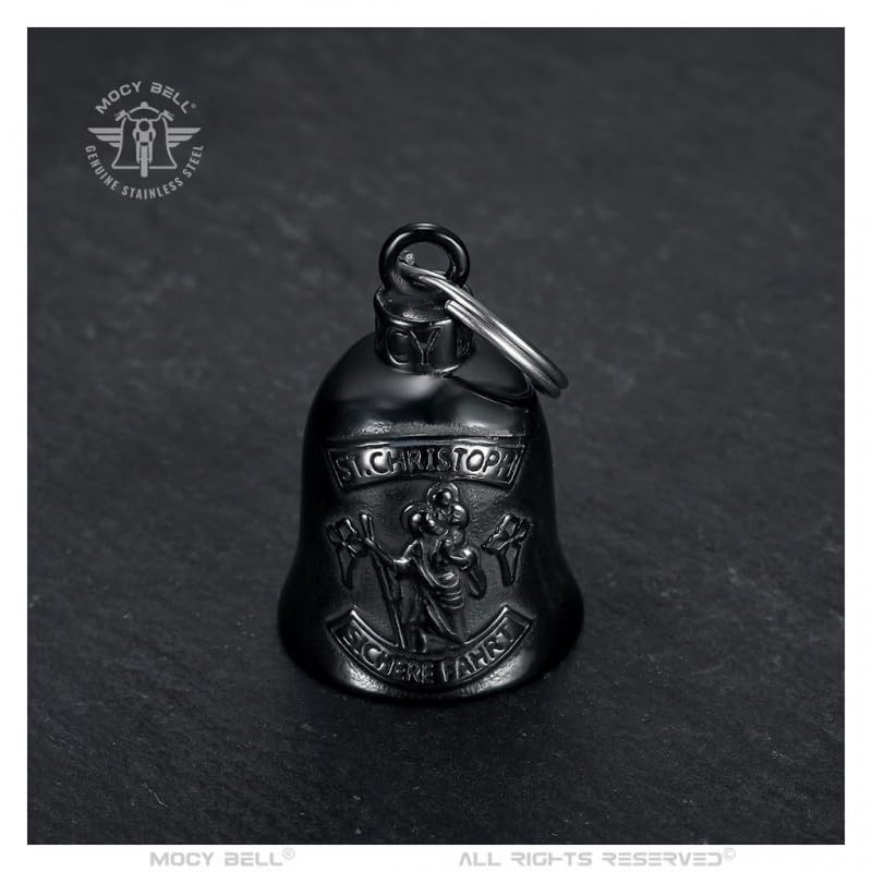 MOCY BELL - Clochette Moto St. Christopher Safe Ride Allemand