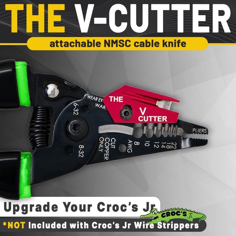 Rack-A-Tiers Croc's Jr. Needle Nose Wire Strippers AWG #8 –