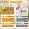 AURAME Premium Stainless Steel Food Mill - Effortless Pureeing, Straining
