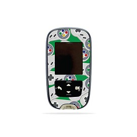 MightySkins Skin Compatible with Accu-Chek Guide - Retro Controllers 1 | Protective, Durable, and Unique Vinyl Decal wrap Cover | Easy to Apply, Remove, and Change Styles | Made in The USA