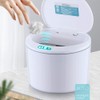 Qcwwy Desktop Sensor Trash Bin, Touchless Automatic Mini Waste Basket