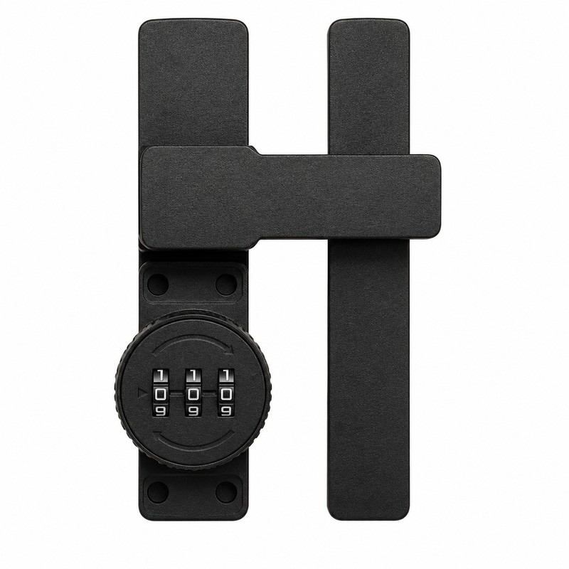 Combination Door Lock for Sliding Doors - 3-Digit Keyless Deadbolt