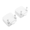 Tiardey 2Pcs Cabinet Lamp Switch, Wardrobe Touch White Switches, Normally