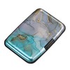 ELFISH Mini RFID Aluminum Wallet Credit Cards Holder Business Card