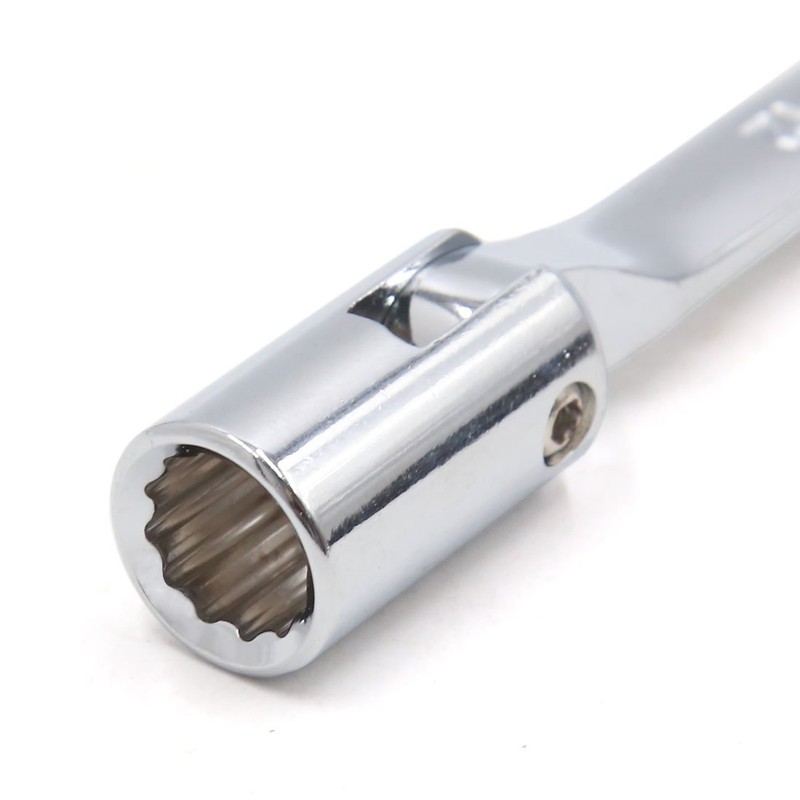 uxcell 12mm Swivel Head Combination Socket Spanner Wrench Auto Car