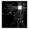 CPU Processor Circuit Diagram Bumper Sticker Window Water Bottle Decal