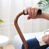 Ptwola 4PCS Foam Cane Grip Replacement Thick Cushioned Grip Offset