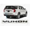 GMC 1PC Gloss Black Rear Tailgate Yukon Letter Emblem 2021-2023