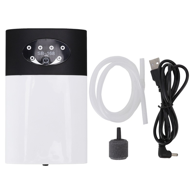 Aquarium Air Pump Rechargeable Ultra Quiet Fish Tank Oxygen Pump