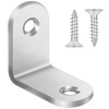Bolatus 20pcs Angle Corner Brackets 30x30x16mm Stainless Steel with Screws