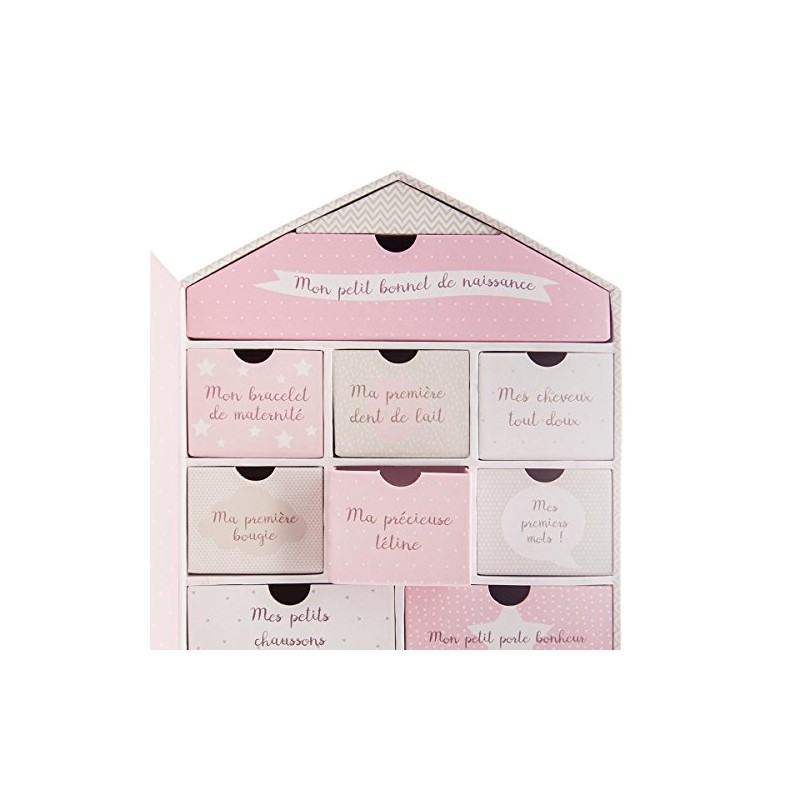 Newborn gift set with keepsake box + photo frame -