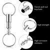 Mabor Quick Release Keyring, 4 PCS Detachable Pull Apart Keychains