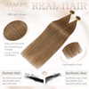 Elailite Bonding Extensions Real Hair Keratin U-Tip Hair Extensions Human
