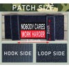 2 PCS Nobody Cares Work Harder Tactical Hook and Loop