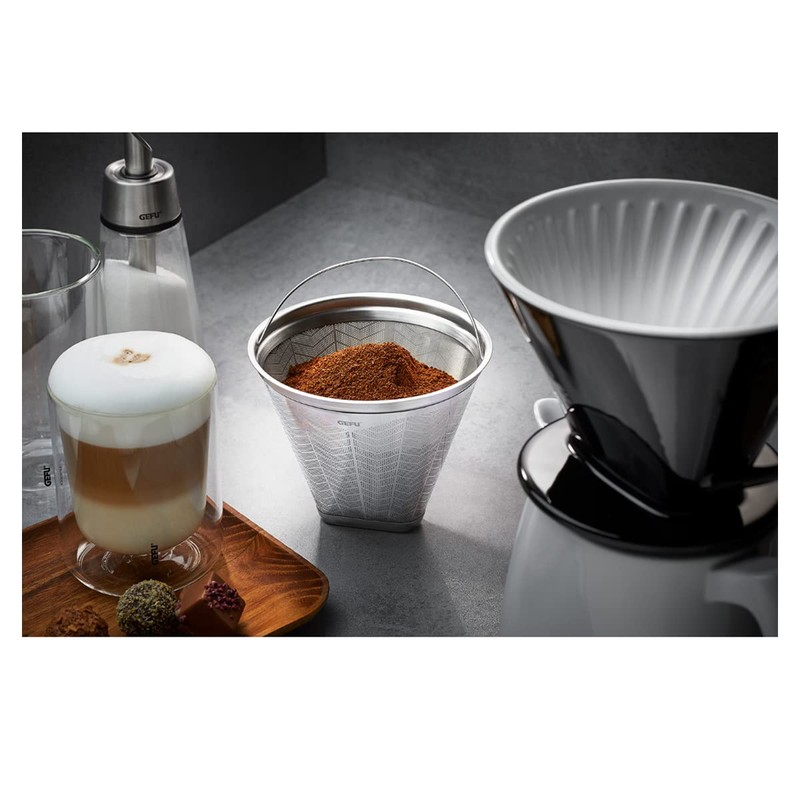 GEFU Reusable Coffee Filter 16011 Silver