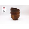 Meiboku Bowl Terra Sakura, Chestnut, Walnut, Set of 3