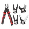 5 in 1 Pliers Set Steel Multifunctional Interchangeable Head Pliers