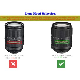 HB-39 Lens Hood for Nikon AF-S DX Nikkor 18-300mm f3.5-6.3G ED VR,AF-S DX 16-85mm f3.5-5.6G ED VR,Hxdzieory 67mm Lens Hood