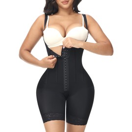 M MYODRESS Fajas Colombianas Moldeadoras de Cintura y Abdomen Women's Shapewear Bodysuits Tummy Control Stage 2 Faja High Compression Garment Snatched Body Postpartum Post Surgery