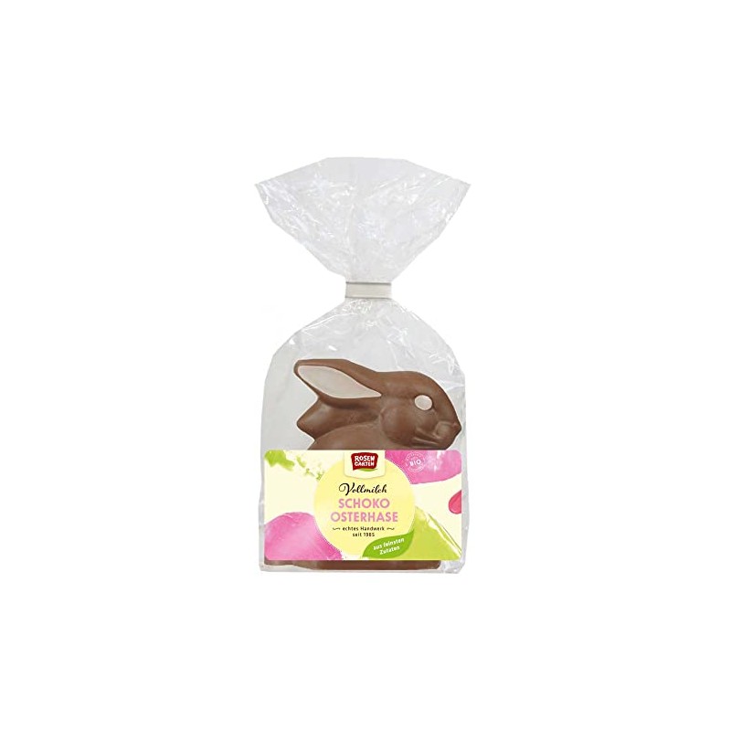Rosengarten - Whole milk Easter bunny sitting - 60 g