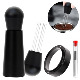 WDT Tool Espresso,54MM/2.13"Espresso Distribution Tool,Stainless Steel Needles Installed with Needles for Espresso Stirrer Replacement