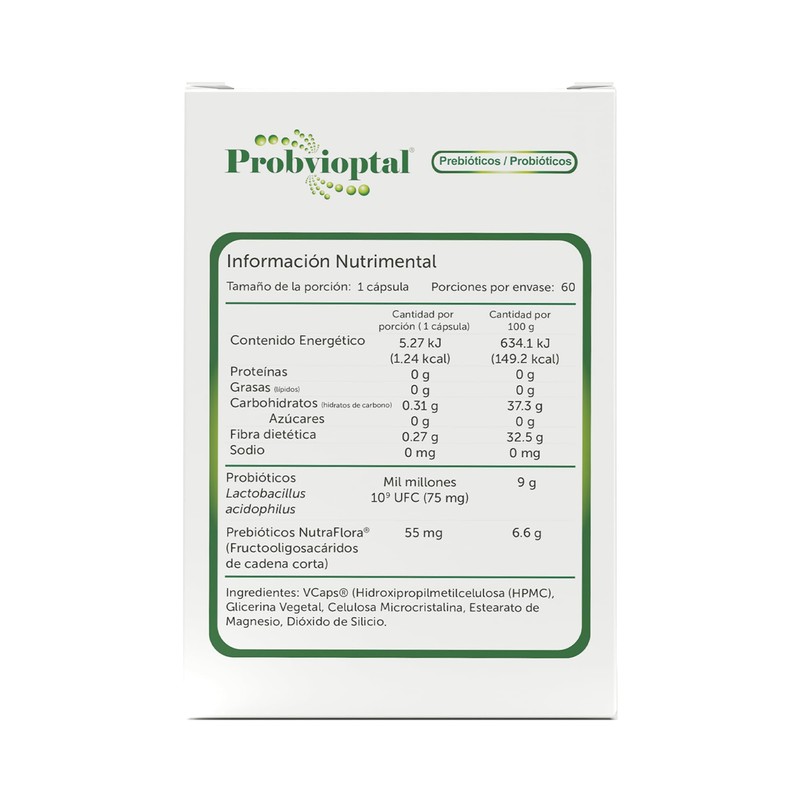 Bomuca - Bomuca, Probvioptal, Prebiòticos/Probiòticos, 60 càpsulas.