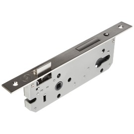YALE Y52X00400S2 Y52X Wood Door Mortise Lock with Square Edge Front, 40 mm Entry, Center Distance 85 mm, Satin Nickel, Entrata=40mm Interasse=85mm