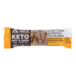 UD_Munk Pack Case 12 Keto Nt&sd Peanut Butter Dark Chocolate 1.23 Oz Hard Baked Kernel Healthy Snacks Dried Nuts Bulk Packaging