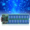 Jeanoko RS232 DB9 Female Interface 16-Channel Relay Board Serial Port