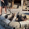42" Fire Tongs Firewood Log Grabbers and Fire Poker Set,