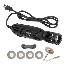 12-Guides 4 Angles Tungsten Grinder Cut-Off Slot-3mirrors ALUMINUM Tungsten Electrode Sharpener Grinder Flat Grinding Block, 5 Double Sided Diamond Grind Wheels, 2 CNC Mandrels