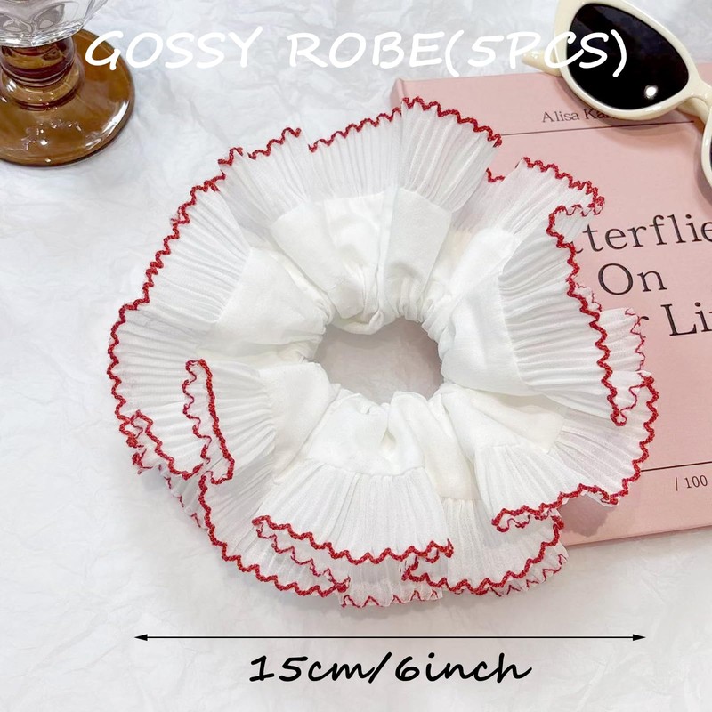 HTTDSLF 5 Stück Haargummi de Elastische, Haargummis Scrunchies für Damen,