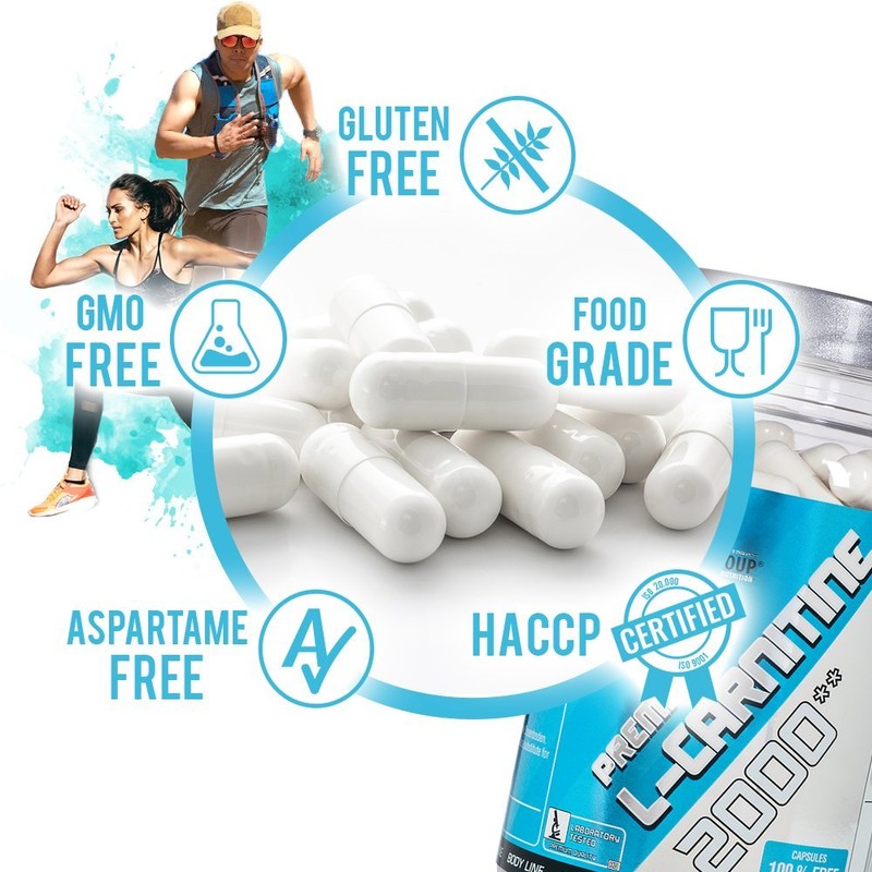 BWG Premium L-Carnitine 2000 - 3000 mg for Daily Dosing