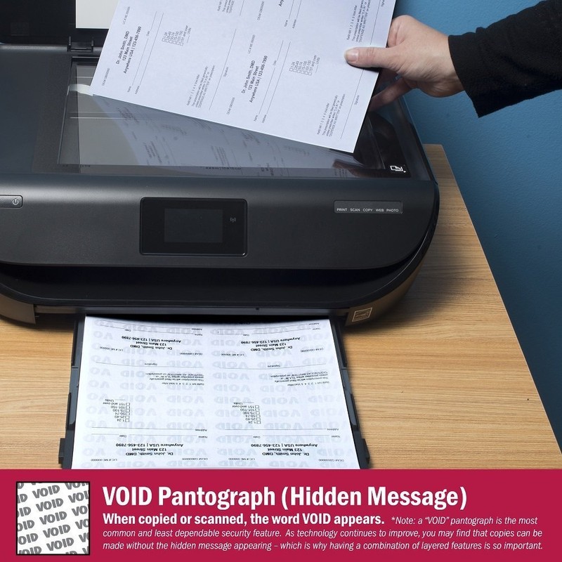 DocuGard Advanced Blue Security Paper, 7 Features, 8.5 x 11