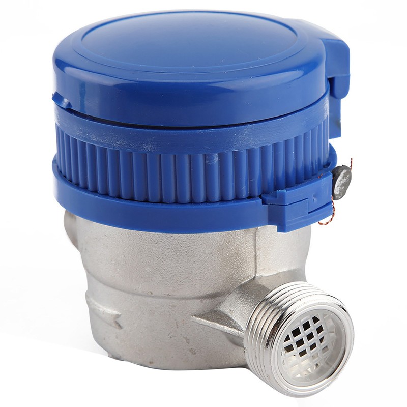 Copper 1.5m3/h 0-40℃ Mechanical Water Meter 15mm 1/2 inch Water