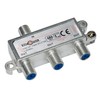3-Way Splitter with 8 F Connector for Sat, Cable TV,