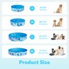 SLOOSH Foldable Dog Kiddie Pool - Portable Hard Plastic Kids