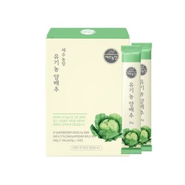 Jeju Farm Organic Cabbage Sticks, 6 boxes, 280g / 제주농장 유기농 양배추 스틱, 6박스, 280g