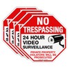 No Trespassing Sign Private Property Protected By Video Surveillance Violators