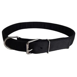 Derby Originals Heavy Duty Nylon Triple Layer Neck Strap for Cattle, 1-Year Warranty (Black, Medium (1.5" X 40"))