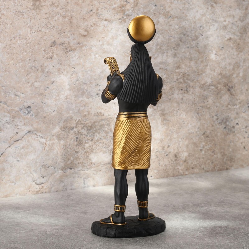 Veronese Design 11 Inch Thoth Egyptian God of Knowledge Black