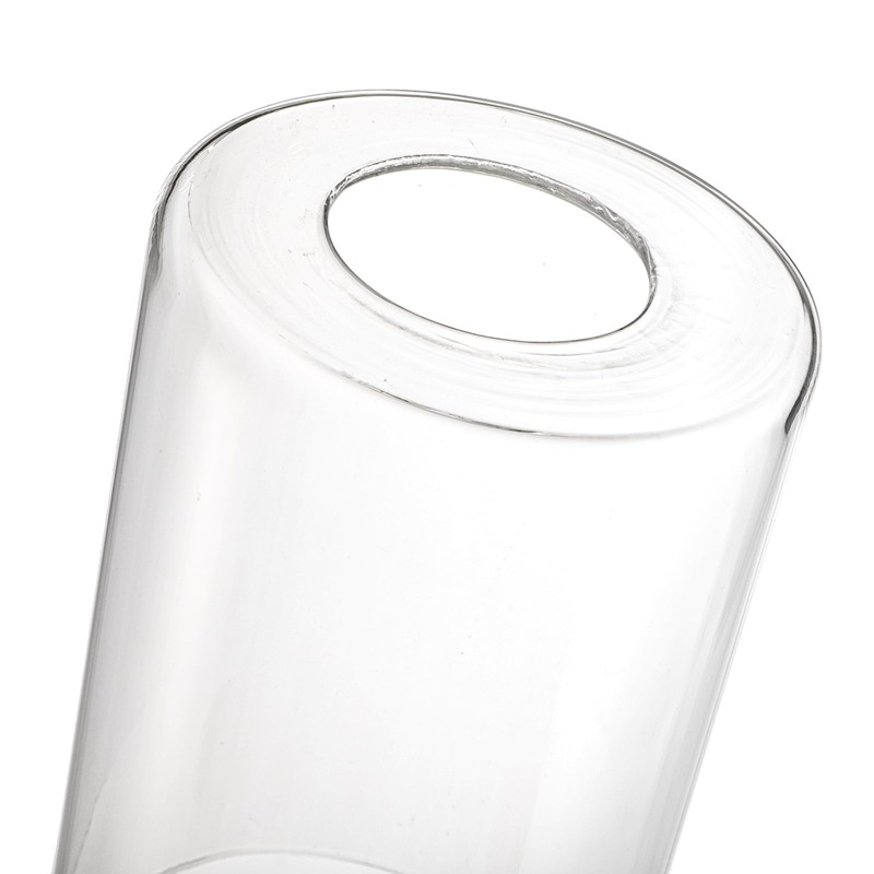 Hedume 6 Pack Clear Glass Shades Replacement, 5.7" Height -