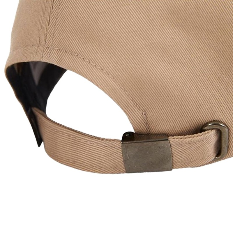 Bazaar Cap Hat One Point Logo Studs, Overfit, Beige, Silver,
