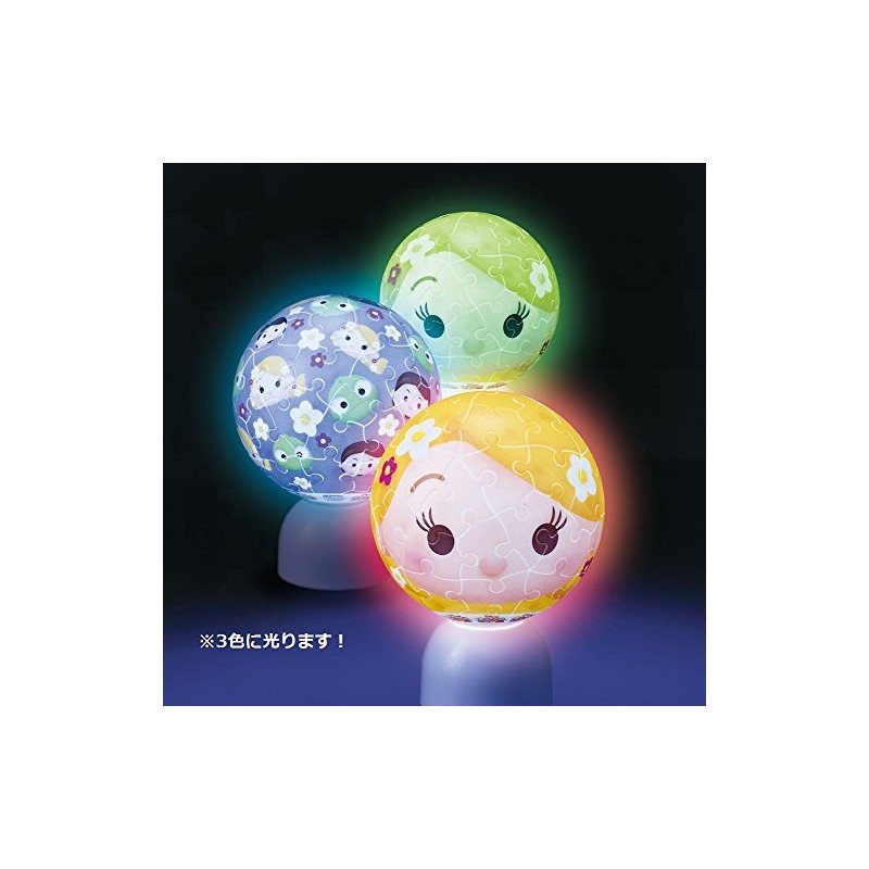 60ピース ジグソーパズル 光る球体パズル パズランタン 塔の上のラプンツェル ツムツム-ラプンツェル-