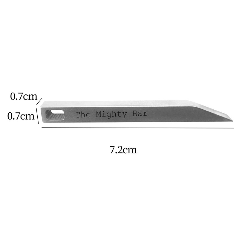 Milageto Heavy Duty Keychain bar for Every Day Carry Small
