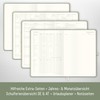 Häfft® Weekly Note Calendar 2026 A4 "Fine Flowers" Book Calendar,