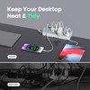 Desk Clamp Power Strip Tall, Desktop Mount Surge Protector,40W Fast